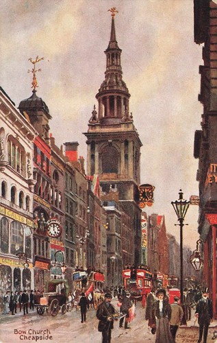 Postcard oilette old london - oilette,